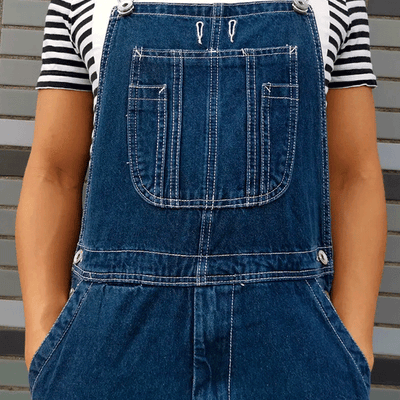 Salopette Short<br> Grande Taille Bermuda