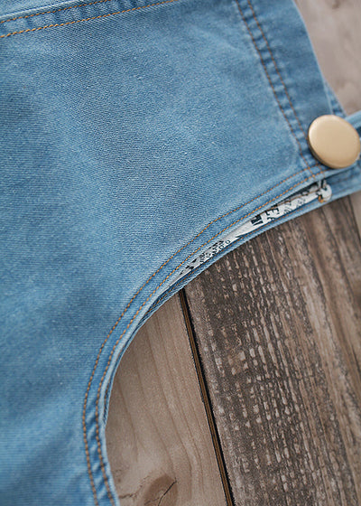 Salopette Denim Bretelles Ajustables