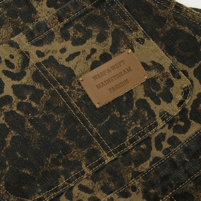 Salopette Tissu Léopard