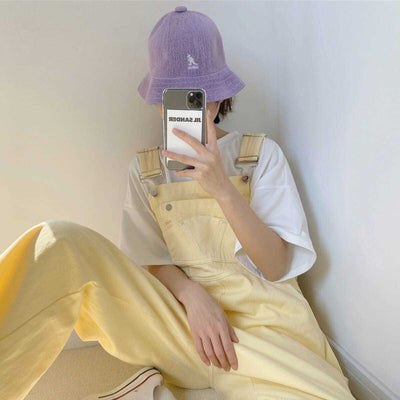 Salopette Jean<br> Jaune Pastel