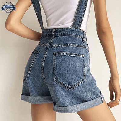 Salopette Short<br> Jean Bleu Electra