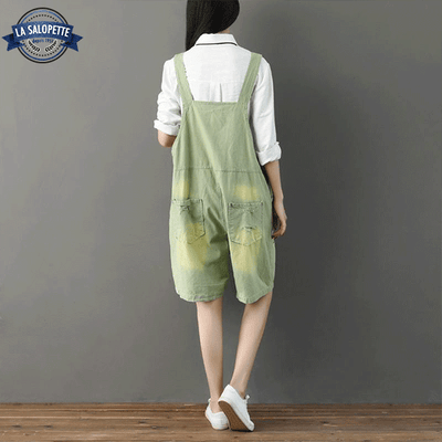 Salopette Courte Verte