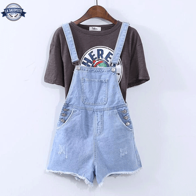 Cotte Bleu Claire Femme