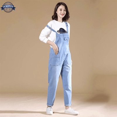 Salopette Bleue en Jean
