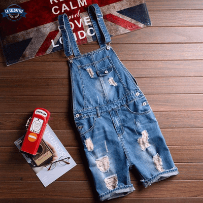 Salopette Effet Déchiré