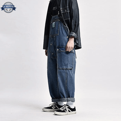 Salopette en Jean Bleu