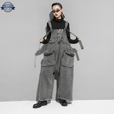 Salopette Grisée Femme