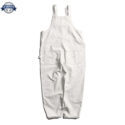 Salopette Jean Blanc Masculine
