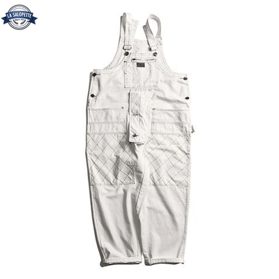 Salopette Jean Blanc Virile