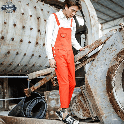 Salopette Orange de Travail