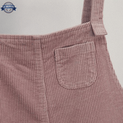 Salopette Velours Bretelle