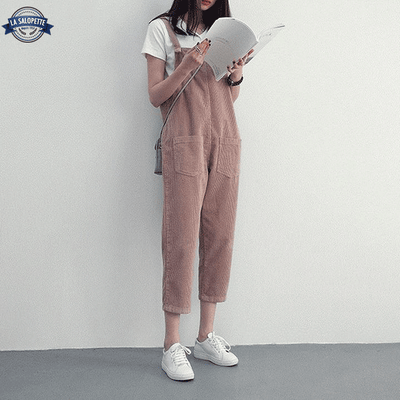 Salopette Velours Saumon