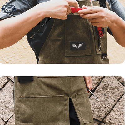 Tablier Jardinier Vert avec Poche