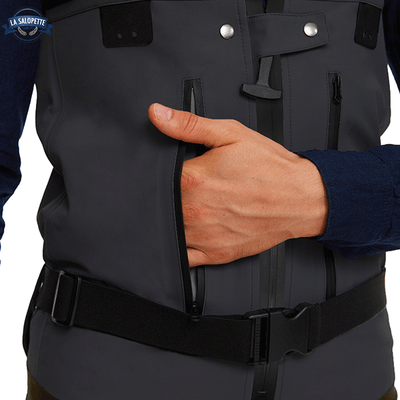 Waders Pêche Mer avec Poches Tactiques