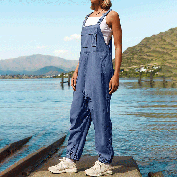 Salopette Femme Bleue Lavande