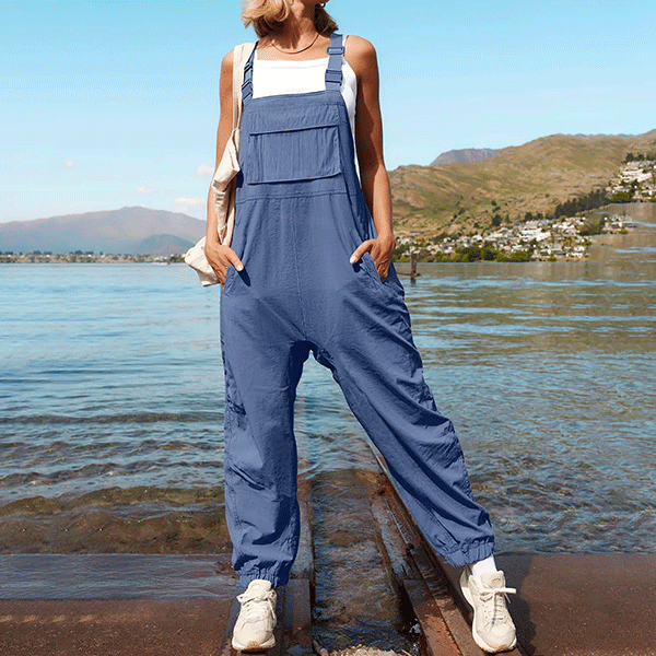 Salopette Femme Bleue Lavande