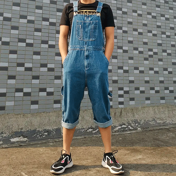 Kurze Latzhose Große Größe Azur
