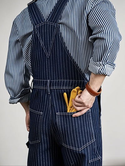 Salopette Denim Rayures