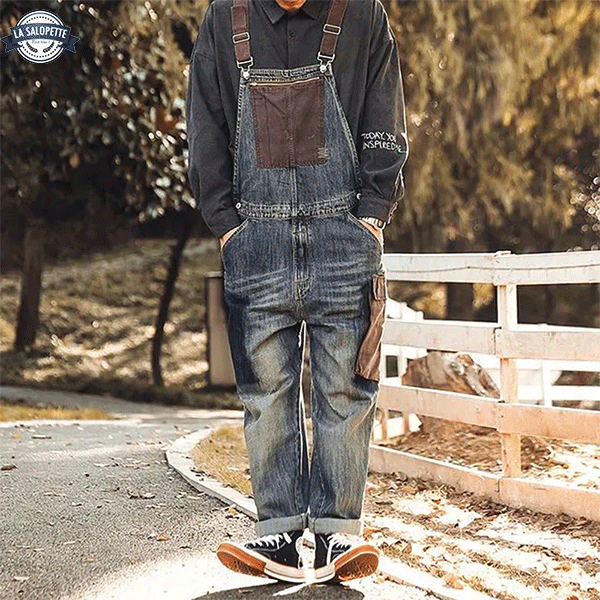 Salopette Large<br> Style Rétro Fisher
