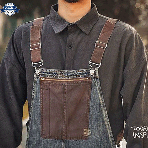 Salopette Large<br> Style Rétro Fisher