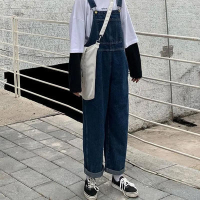 Salopette Jean<br> Grande Taille Oversize