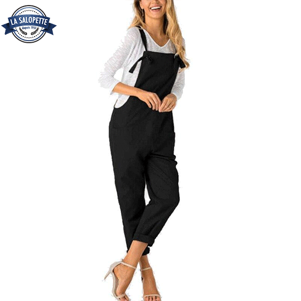 Salopette Vintage<br> Noire Kindly