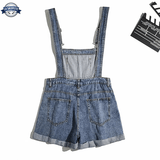Overall Shorts<br> Electra blå jeans 