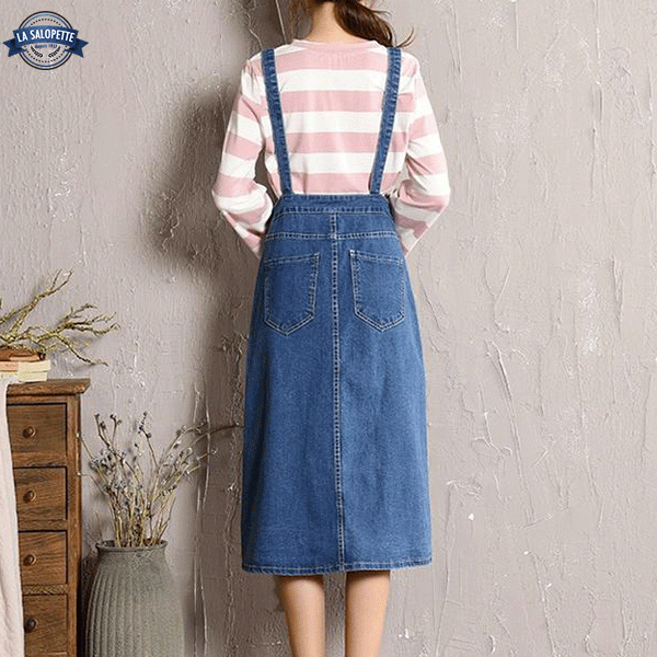 Kleid Latzhose Chic Vintage