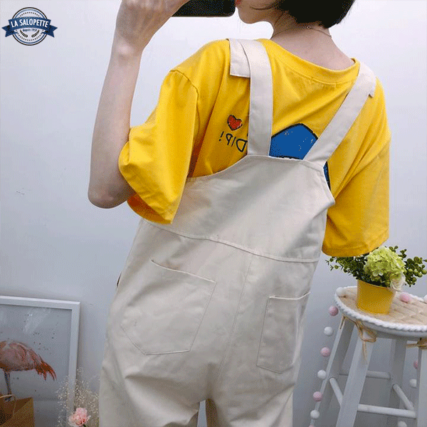 Salopette Vintage<br> Beige Peach