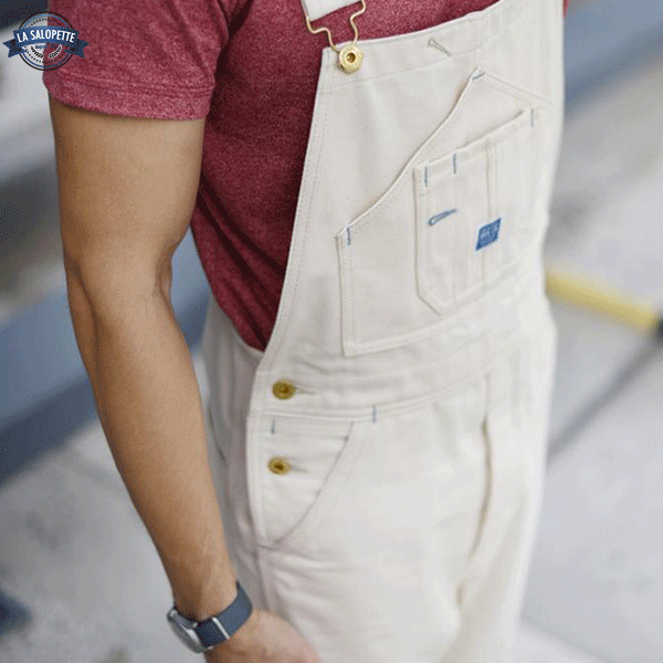 Salopette de Travail<br> Plombier Blanche