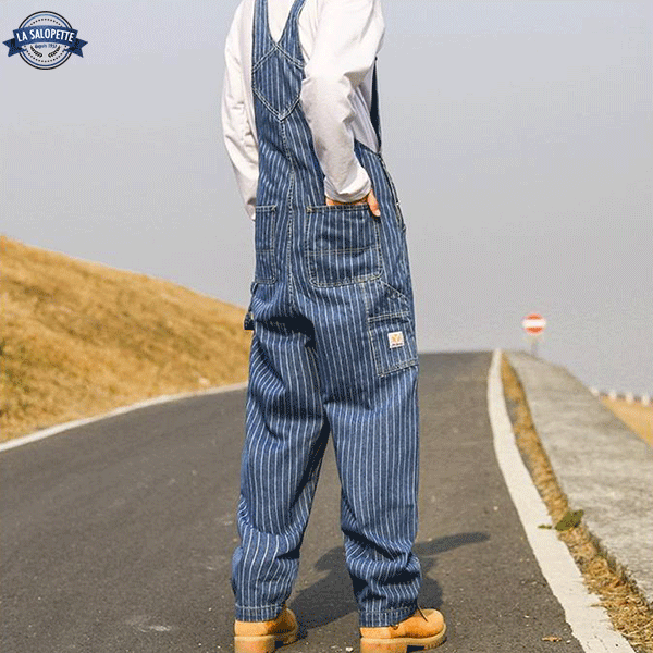 Salopette Jean<br> à Rayures Homme Raincoat