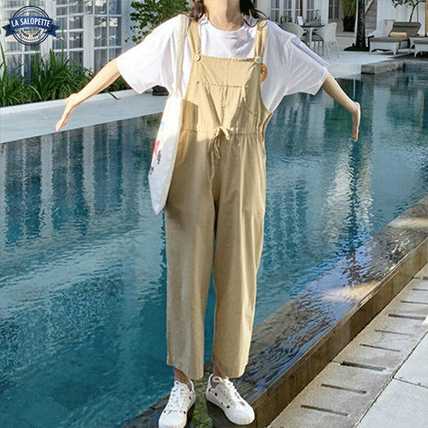 Salopette Vintage <br> Beige Padoue Femme