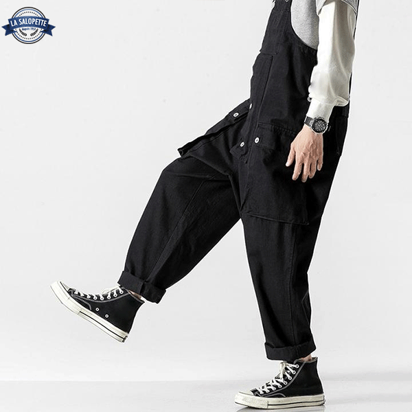 Salopette de Travail<br> Noire Homme Trousers