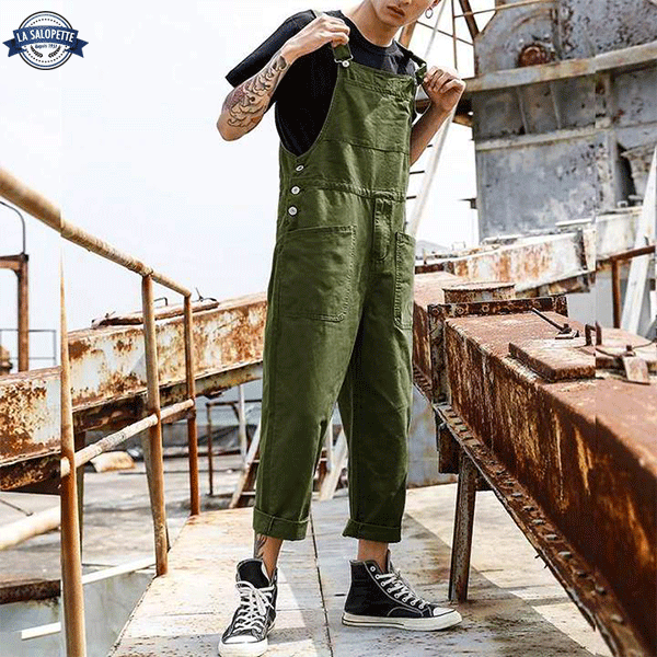 Salopette de Travail<br> Verte Camo Urban