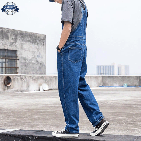 Salopette de Travail<br> de Chantier Bleue