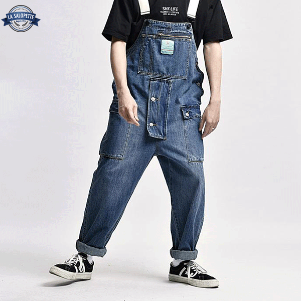 Salopette Jean<br> Bleu Foncé City
