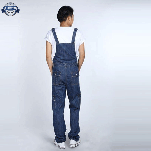 Salopette en Jean<br> Patte d'Éléphant Kaïté