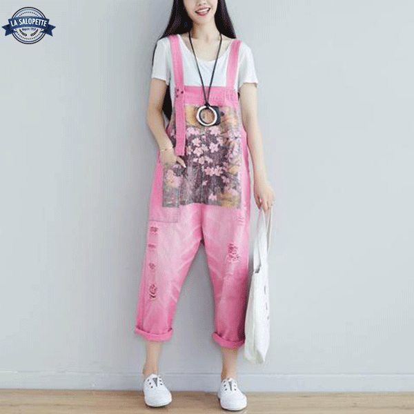 Salopette en Jean<br> Rose Matsuyama