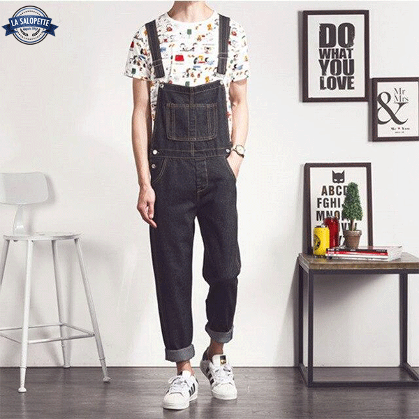 Salopette Jean <br> Homme Tendance Vintage