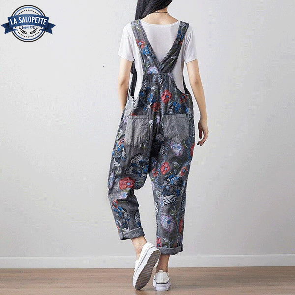 Salopette Jean<br> Grise Kenroku-en