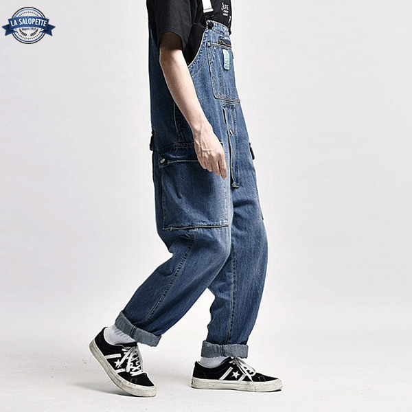 Salopette Jean<br> Bleu Foncé City