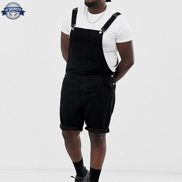 Salopette En Jean Pour Homme - Combinaison Casual Couvrante, Style Workwear Robuste Et Confortable
