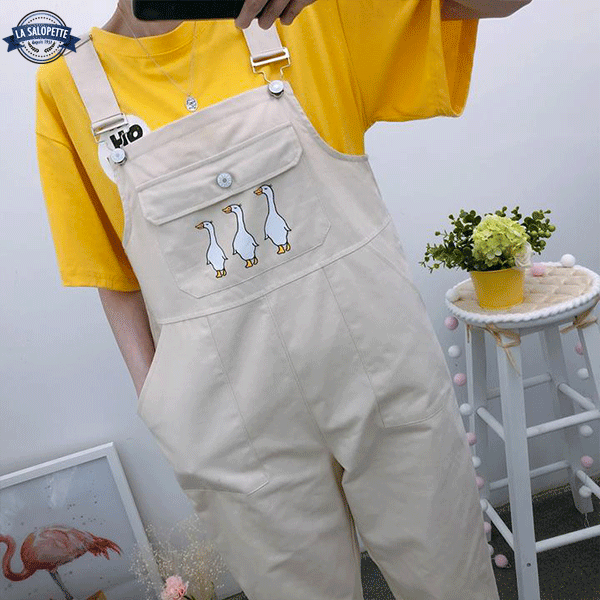 Salopette Vintage<br> Beige Peach